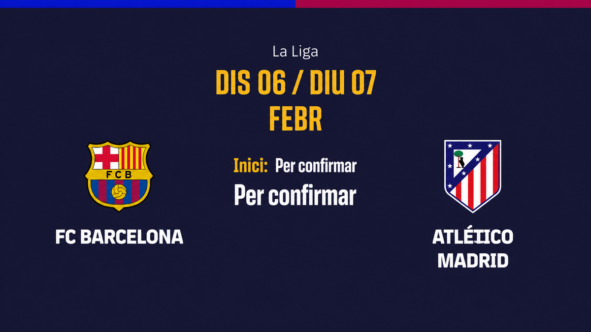 FC BARCELONA - ATLÉTICO MADRID