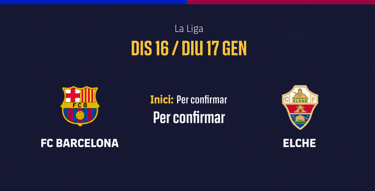 FC BARCELONA - ELCHE