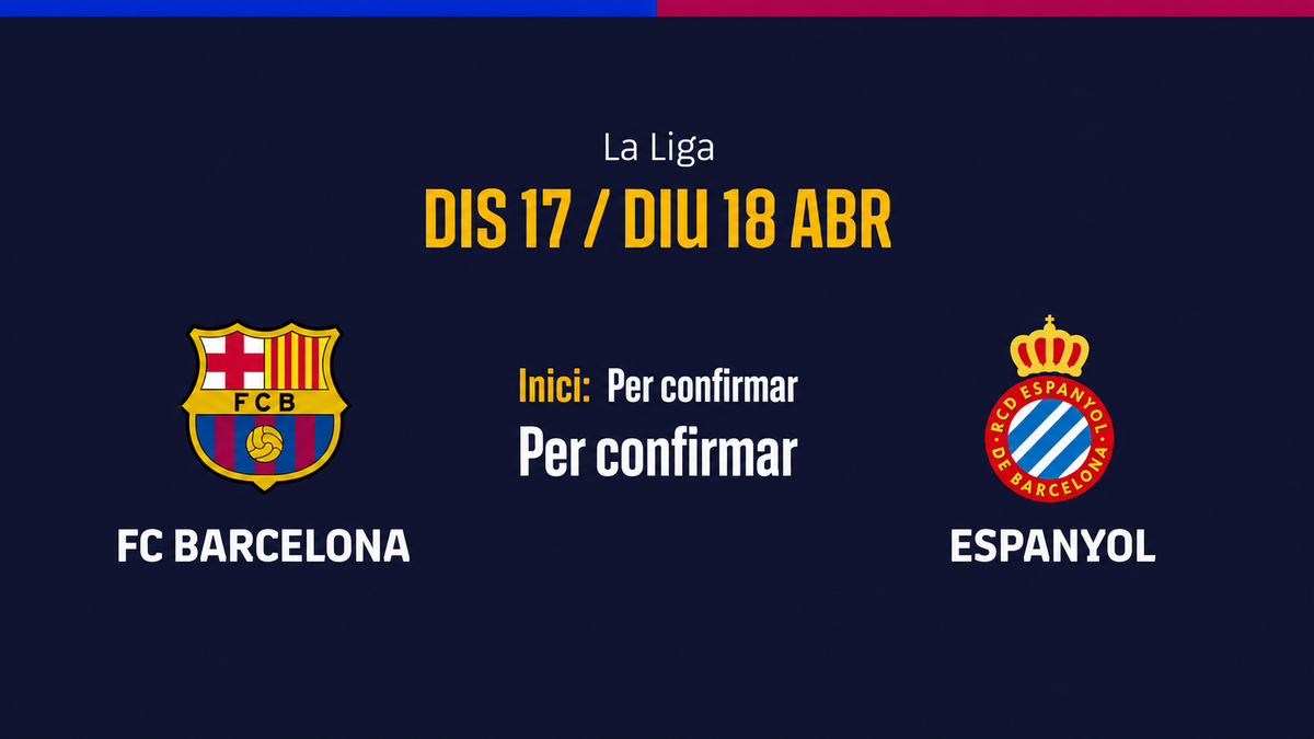 FC BARCELONA - ESPANYOL