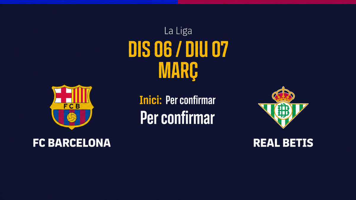 FC BARCELONA - REAL BETIS