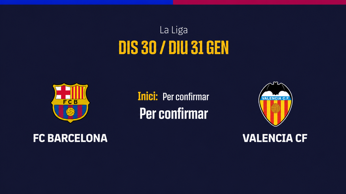 FC BARCELONA - VALENCIA CF