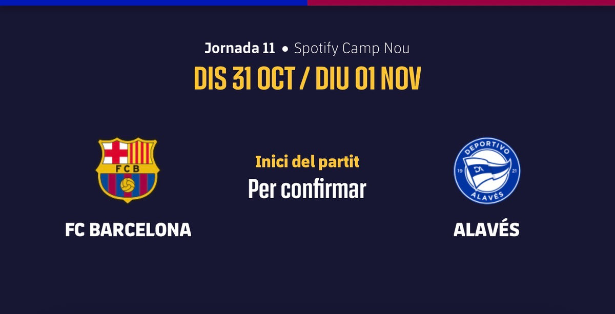 FC BARCELONA - ALAVÉS